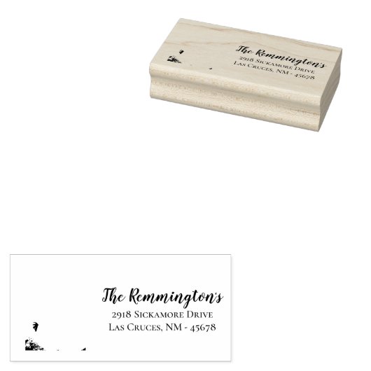 差出人住所パーソナライズされたスタンプサニーモーニングファ ラバースタンプ (押印)