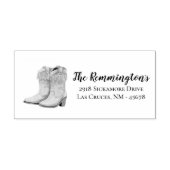 差出人住所パーソナライズされたスタンプブルーウッドバーンD ラバースタンプ (インプリント)