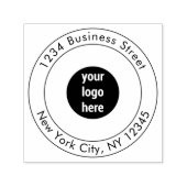 差出人住所ビジネスロエレガントゴモダン セルフインキングスタンプ (デザイン)