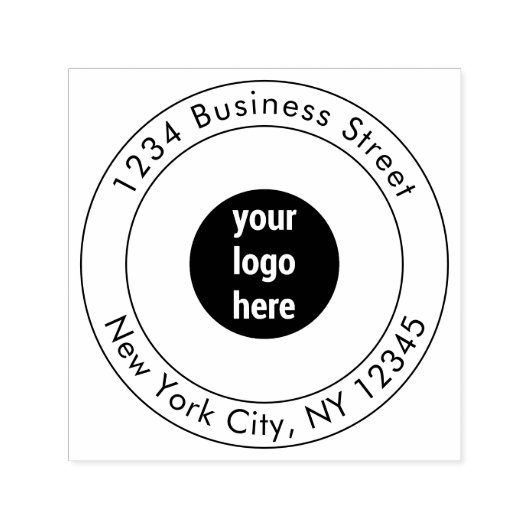 差出人住所ビジネスロエレガントゴモダン セルフインキングスタンプ (デザイン)