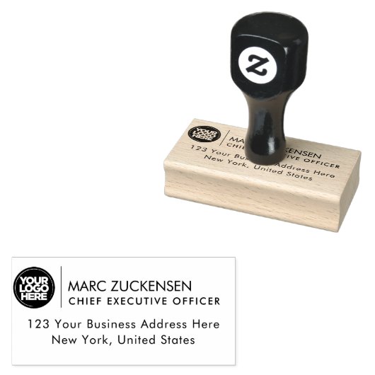 差出人住所プロフェッショナルゴム印テンプレート ラバースタンプ (押印)