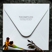 差出人住所ミニマモダンリス結婚トのカスタム セルフインキングスタンプ