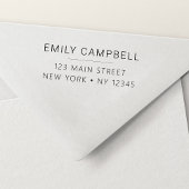 差出人住所ミニマルモダンプロフェッショナル セルフインキングスタンプ