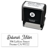 差出人住所ミニマルモダンリストスクリプト名 セルフインキングスタンプ (インサイチュ)