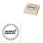 差出人住所ラバースタンプメリー&ブライト ラバースタンプ (押印)