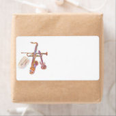 差出人住所ラベルとジャズ ラベル (インサイチュ)