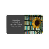 差出人住所ラベルひまわり本 ラベル (正面)