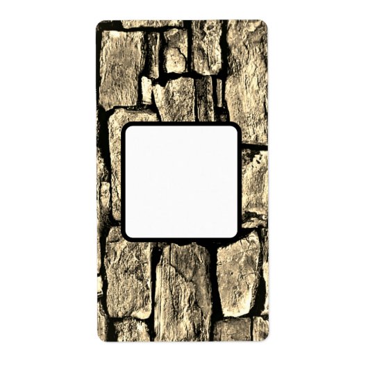 差出人住所ラベルアート及びデザインスタイル ラベル (正面)