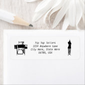 差出人住所ラベルカスタム仕立て ラベル (インサイチュ)