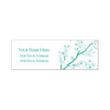 差出人住所ラベルスタンプ：さくらんぼブロッサムブランチ