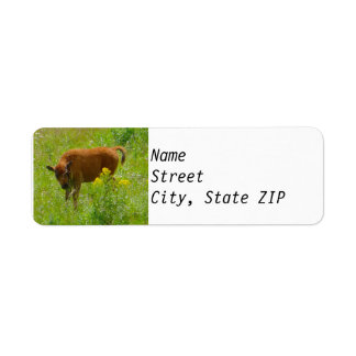 差出人住所ラベルズバイソンカーフイエローストーン ラベル