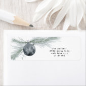 差出人住所ラベルネービーボーブルクリスマスツリー ラベル (インサイチュ)