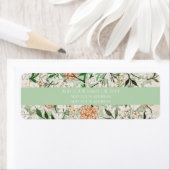 差出人住所ラベル：ウィリアム・モリス：ジャスミン ラベル (インサイチュ)