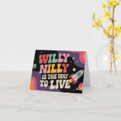 差出人住所ラベル カード (黄色い花)