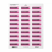 差出人住所ラベル::クシンプルラスミニマルー ラベル (フルシート)