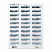 差出人住所ラベル:：クシンプルラスミニマルー ラベル (フルシート)