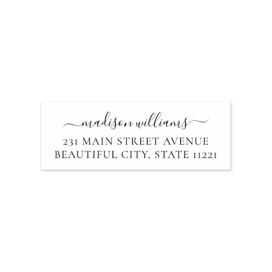 差出人住所ラベル セルフインキングスタンプ (デザイン)