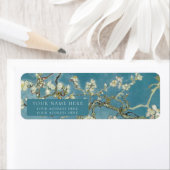 差出人住所ラベル:ファンゴッホ:アーモンド・ブロッサム ラベル (インサイチュ)