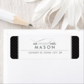 差出人住所ラベル::モダンスポット7 ラベル (インサイチュ)