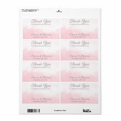 差出人住所ラベル ラベル (フルシート)