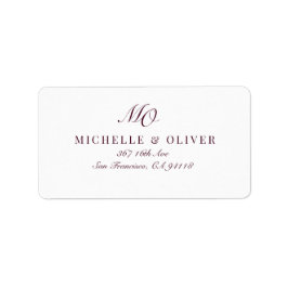 差出人住所ラベル ラベル