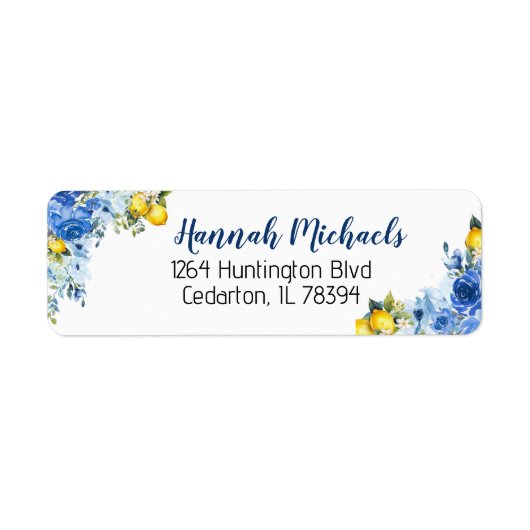 差出人住所ラベル ラベル (正面)