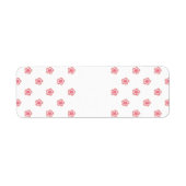 差出人住所ラベル ラベル (正面)