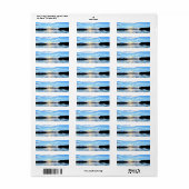 差出人住所ラベル ラベル (フルシート)