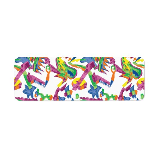 差出人住所ラベル ラベル (正面)