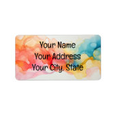 差出人住所ラベル ラベル (正面)