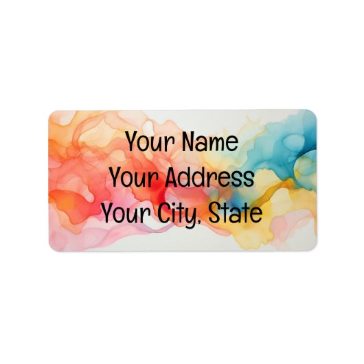 差出人住所ラベル ラベル (正面)