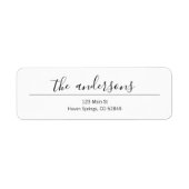 差出人住所ラベル ラベル (正面)