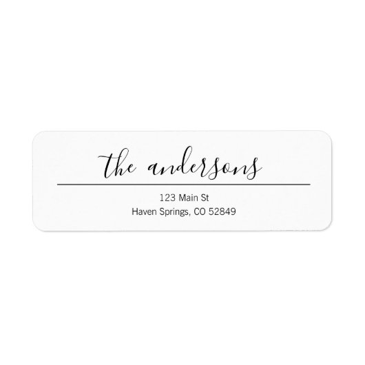 差出人住所ラベル ラベル (正面)