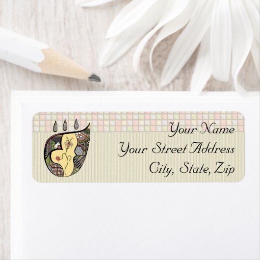 差出人住所ラベル ラベル (インサイチュ)