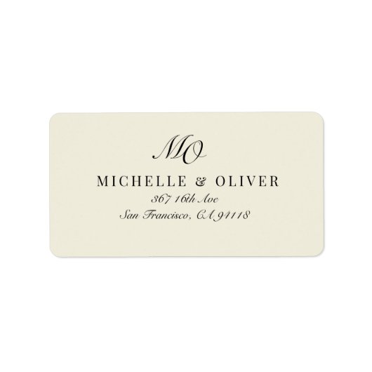 差出人住所ラベル ラベル (正面)