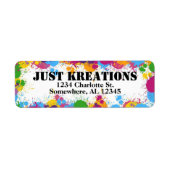 差出人住所ラベル ラベル (正面)