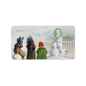 差出人住所ラベル ラベル (正面)