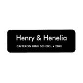 差出人住所ラベル ラベル (正面)