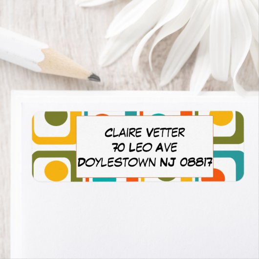 差出人住所ラベル ラベル (インサイチュ)