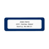 差出人住所ラベル ラベル (正面)