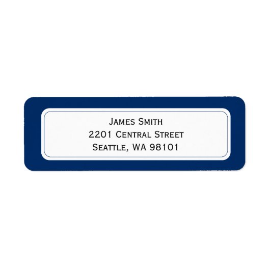 差出人住所ラベル ラベル (正面)