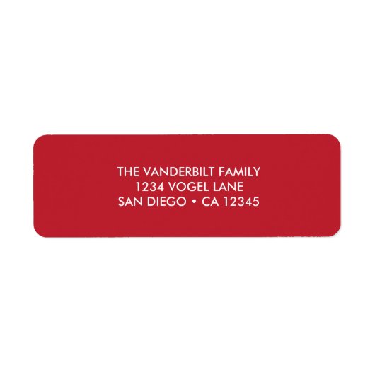 差出人住所ラベル ラベル (正面)