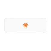 差出人住所ラベル ラベル (正面)