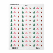 差出人住所ラベル ラベル