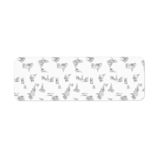 差出人住所ラベル ラベル (正面)