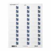 差出人住所ラベル ラベル (フルシート)