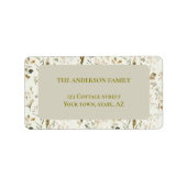 差出人住所ラベル ラベル (正面)