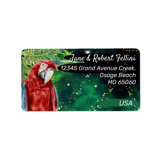 差出人住所ラベル ラベル (正面)