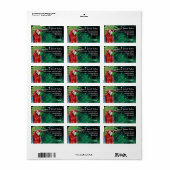 差出人住所ラベル ラベル (フルシート)