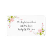 差出人住所ラベル ラベル (正面)